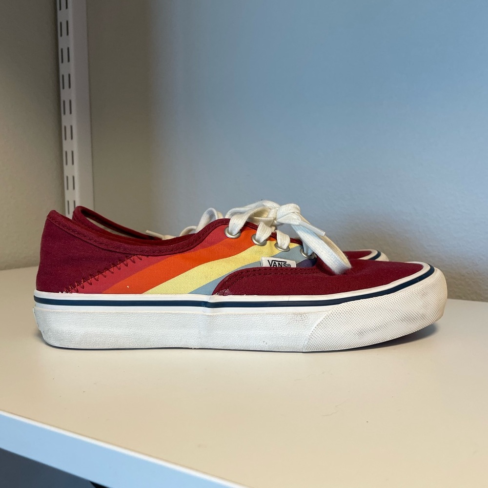 Rainbow Stripe Vans